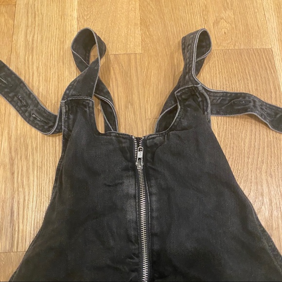 Zara Trafaluc denim black skirt overalls - Picture 5 of 9